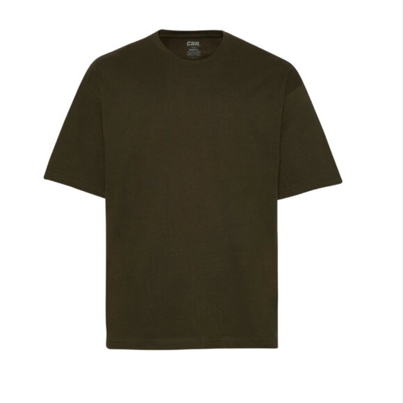New with Tags CSG Hometown Basic T-Shirt in Navy and Olive Size Large - Picture 2 of 6